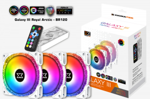 Fan Case XIGMATEK GALAXY III ROYAL ARTIC - BR120 ARGB (EN46881)