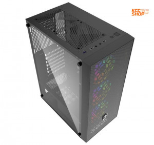 Vỏ Case Vitra PHANTOM A8 Black 3Fan RGB (Mid Tower/Màu Đen/Kèm sẵn 3 Fan RGB)