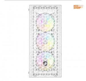 Vỏ Case Vitra PHANTOM A8 White 3Fan RGB (Mid Tower/Màu Trắng/Kèm sẵn 3 Fan RGB)