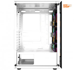 Vỏ Case Vitra PHANTOM A8 White 3Fan RGB (Mid Tower/Màu Trắng/Kèm sẵn 3 Fan RGB)