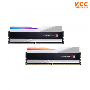 Ram G.Skill Trident Z5 Silver RGB 32GB (2x16GB) DDR5 6400MHz (F5-6400J3239G16GX2-TZ5RS)