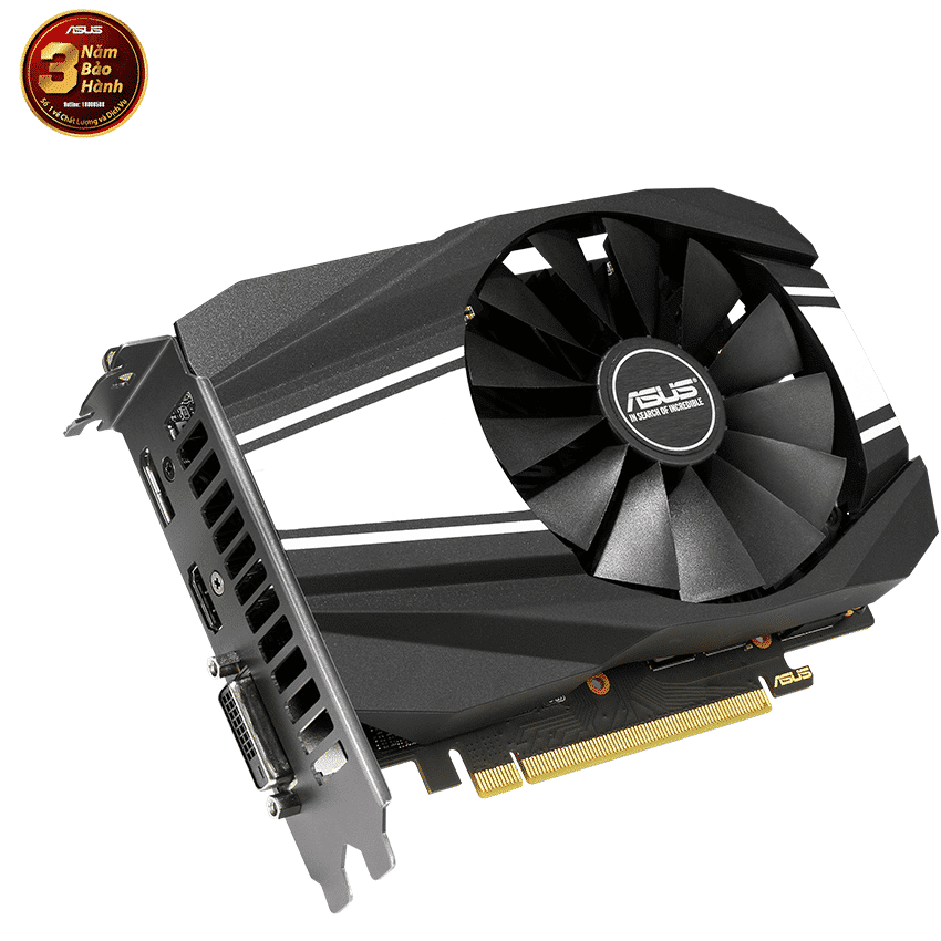 Card màn hình ASUS PH GTX 1650 Super-O4G (4GB GDDR6, 128-bit, DVI+HDMI+DP)