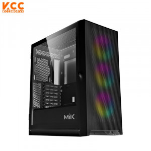 Vỏ case MIK STORM 360 BLACK - 3FA (3 Fan lắp sẵn)