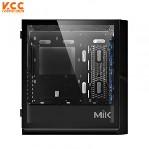 Vỏ case MIK STORM 360 BLACK - 3FA (3 Fan lắp sẵn)