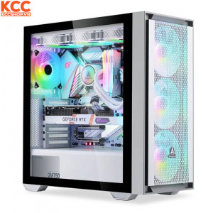 Vỏ Case Segotep GANK 360 E-ATX White (Mid Tower/ Màu Trắng)