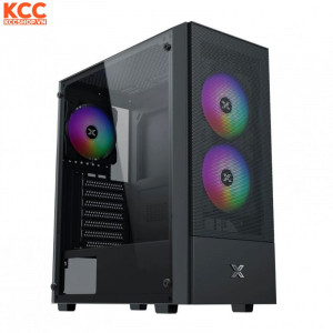 Vỏ Case Xigmatek Hero II Air 3F Đen (Kèm 3 Fan RGB)