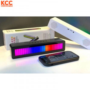 Loa Bluetooth kiêm Đèn LED Trang Trí LED RGB Nhảy Theo Nhạc (Đen/ Trắng)