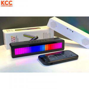 Loa Bluetooth kiêm Đèn LED Trang Trí LED RGB Nhảy Theo Nhạc (Đen/ Trắng)