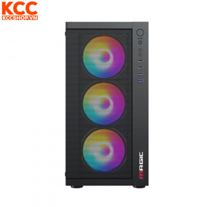 Vỏ case Magic GM-01 Black Mesh 4F (MATX)