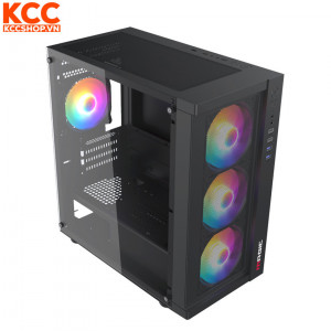 Vỏ case Magic GM-01 Black Mesh 4F (MATX)