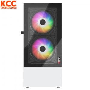 Vỏ case Magic GM-04 Black and White Glass 3F (ATX)