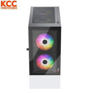 Vỏ case Magic GM-04 Black and White Glass 3F (ATX)