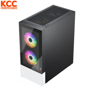 Vỏ case Magic GM-04 Black and White Glass 3F (ATX)