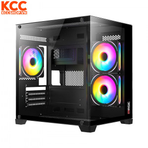 Vỏ case Magic Aqua-M Ultra Black (MATX)
