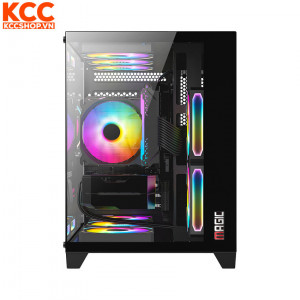 Vỏ case Magic Aqua-M Ultra Black (MATX)