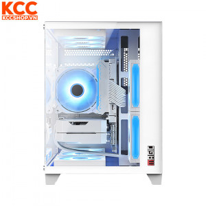 Vỏ case Magic Aqua-M Ultra White (MATX)