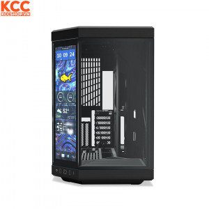 Vỏ case HYTE Y70 Touch Infinity Pitch Black (CS-HYTE-Y70TI-BB)