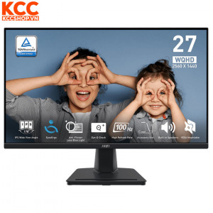 Màn hình máy tính MSI PRO MP275Q (27in / IPS / QHD / 100Hz / 4ms)