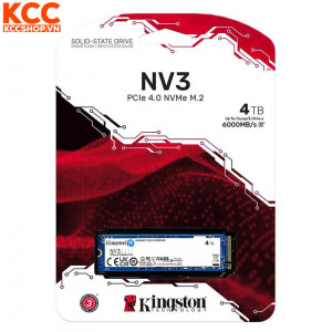 Ổ cứng SSD Kingston NV3 4TB M.2 PCIe Gen4 x4 NVMe SNV3S/4000G
