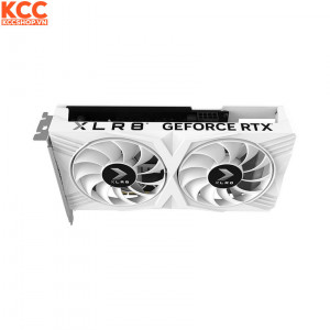 VGA PNY GeForce RTX 4060 8GB XLR8 Gaming VERTO OC Dual Fan White
