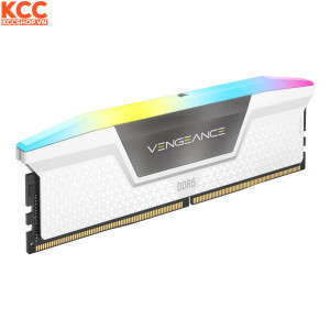 Ram Corsair Vengeance RGB 64GB (2x32GB) CL40 5200MHz DDR5 White (CMH64GX5M2B5200C40W)