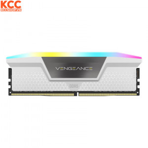 Ram Corsair Vengeance RGB 64GB (2x32GB) CL40 5200MHz DDR5 White (CMH64GX5M2B5200C40W)