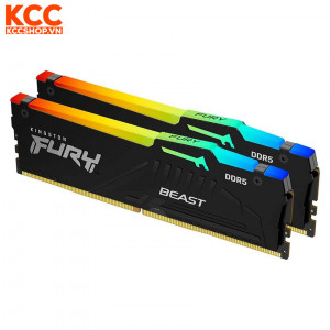 Ram Kingston Fury Beast RGB CL30 32GB 6000MHz DDR5 (2x16GB) Kit of 2 (KF560C30BBAK2-32)