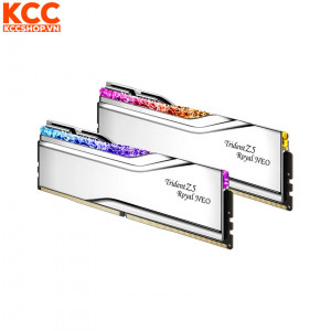 Ram G.Skill Trident Z5 Royal Neo 32GB (2x16GB) CL28 6400MHz DDR5 Silver (F5-6000J2836G16GX2-TR5NS)