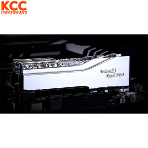 Ram G.Skill Trident Z5 Royal Neo 32GB (2x16GB) CL28 6400MHz DDR5 Silver (F5-6000J2836G16GX2-TR5NS)