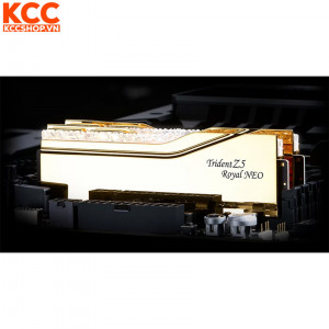 Ram G.Skill Trident Z5 Royal Neo 32GB (2x16GB) CL38 8000MHz DDR5 Gold (F5-8000J3848H16GX2-TR5NG)