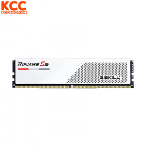 Ram G.Skill Ripjaws S5 32GB (2x16GB) CL36 6400MHz DDR5 White (F5-6400J3648F16GX2-RS5W)