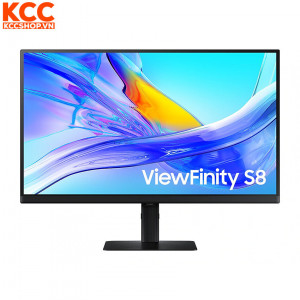 Màn hình Samsung ViewFinity S8 S80UD LS27D804UAEXXV (27 Inch/UHD/IPS/60Hz/5ms)