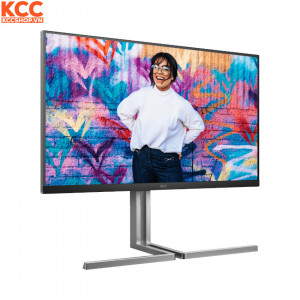 Màn hình đồ họa AOC Graphic Pro Q27U3CV/74 (27 Inch/QHD/NANO IPS/75Hz/4ms/Loa/RJ45/HDR400/USB-C 96W)