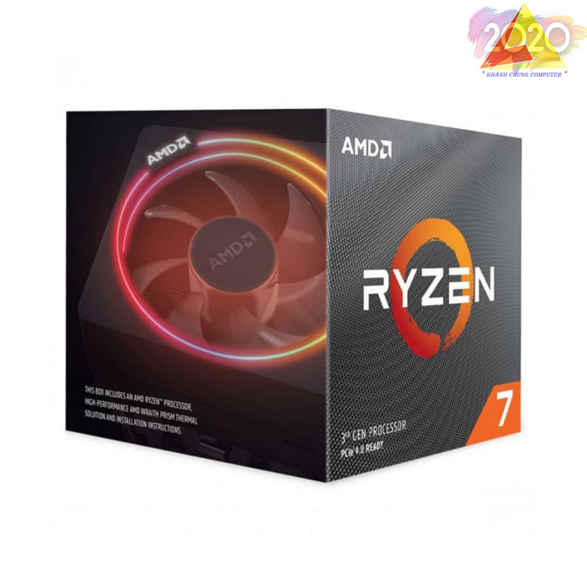 CPU AMD Ryzen 7 3800X (3.9GHz turbo up to 4.5GHz, 8 nhân 16 luồng, 32MB Cache, 105W) - Socket AMD AM4