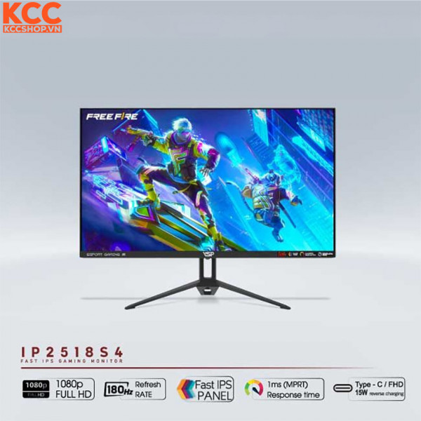 Màn hình gaming VSP IP2518S4 (24.5 inch/FHD/Fast IPS/180Hz/1ms)