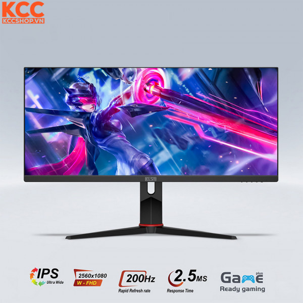 Màn hình gaming VSP ELSA 30G1P (30 inch/WFHD/IPS/200Hz/2.5ms)