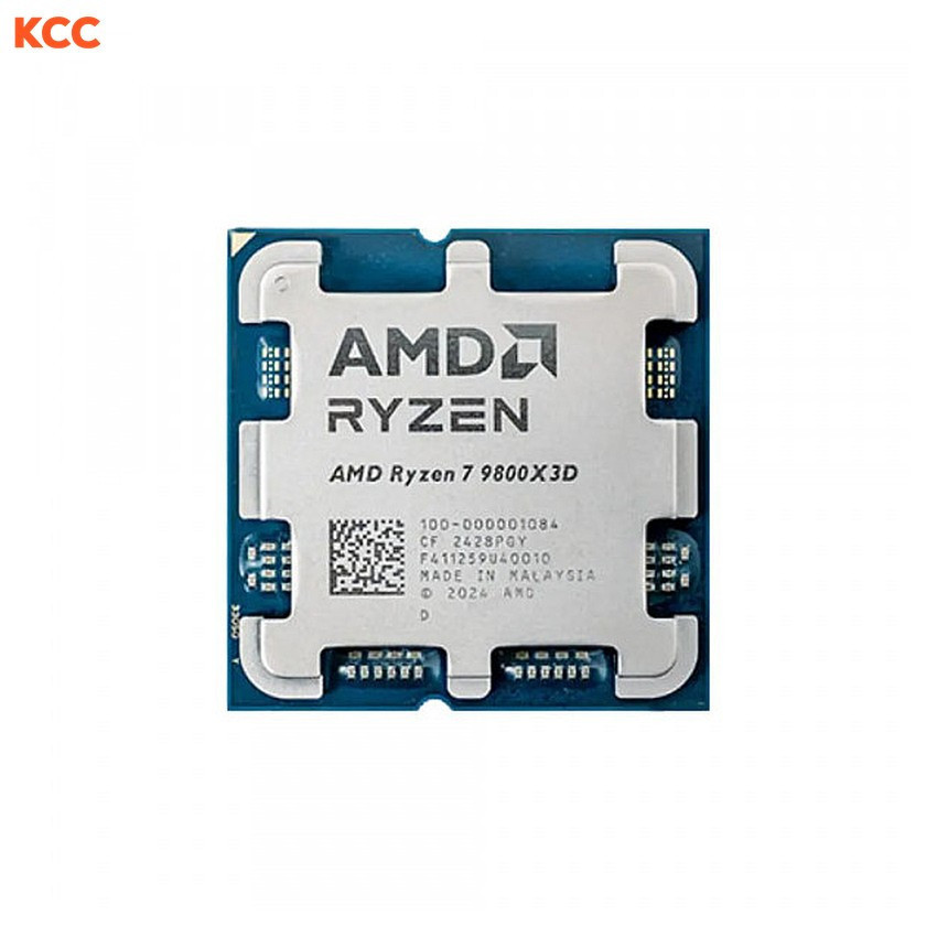 CPU AMD Ryzen 7 9800X3D Tray (4.7GHz Boost 5.2GHz / 8 nhân 16 luồng / 104MB / AM5)