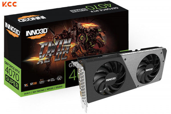 VGA INNO3D GeForce RTX 4070 SUPER TWIN X2 12GB