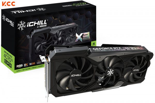 VGA INNO3D GeForce RTX 4070 Ti SUPER iCHILL X3 16GB