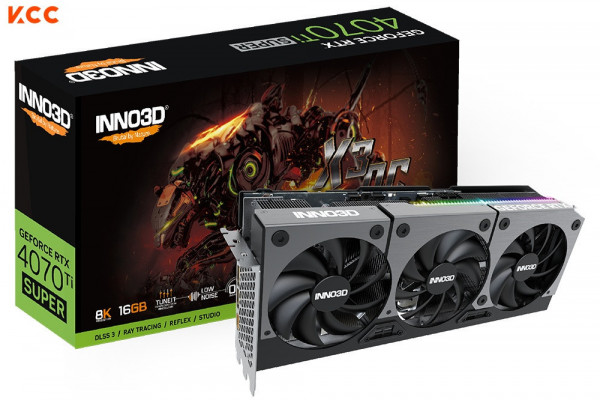 VGA INNO3D GeForce RTX 4070 Ti SUPER X3 OC RGB 16GB