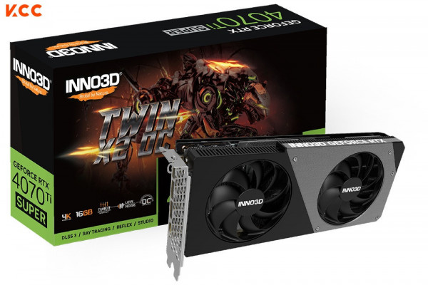 VGA INNO3D GeForce RTX 4070 Ti SUPER TWIN X2 OC 16GB