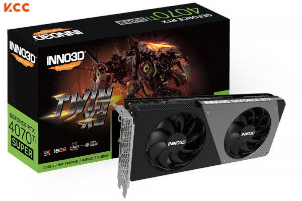 VGA INNO3D GeForce RTX 4070 Ti SUPER TWIN X2 16GB