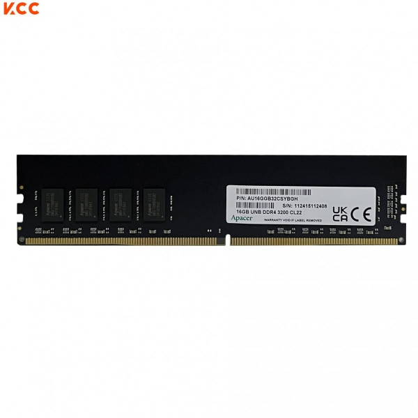 Ram Apacer CL15 16GB (1x16GB) 3200MHz DIMM DDR4