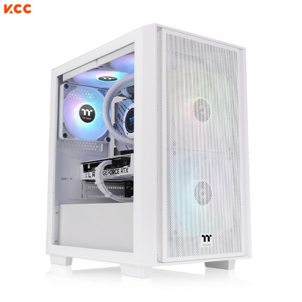 Vỏ case Thermaltake Versa H16 TG ARGB Snow Micro Tower