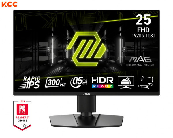 Màn hình gaming MSI MAG 255PXF (24.5 Inch/ IPS/ FHD/ 300Hz/ 0.5ms)