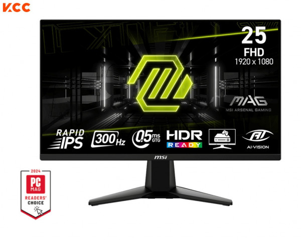 Màn hình gaming MSI MAG 255XF (24.5 Inch/ IPS/ FHD/ 300Hz/ 0.5ms)