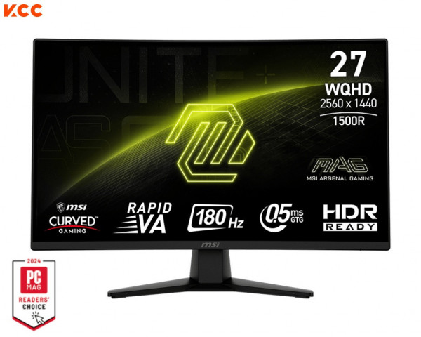 Màn hình gaming MSI MAG 274CQF (27 Inch/ VA/ QHD/ 180Hz/ 0.5ms)