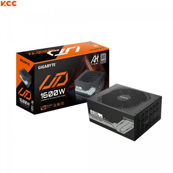 Nguồn máy tính Gigabyte UD1600PM PG5 AI TOP (GP-UD1600PM PG5)