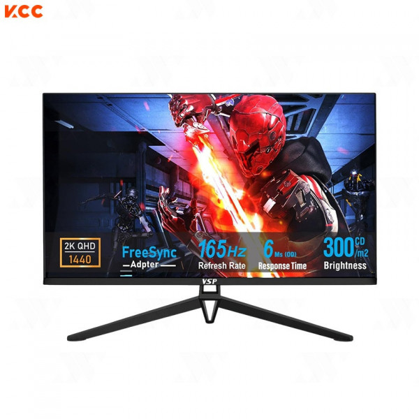 Màn Hình Gaming VSP VG274Q (27 inch, 2K, VA, 165Hz, 6ms, Phẳng)