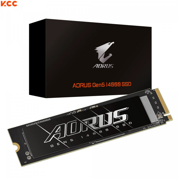 Ổ cứng SSD Gigabyte AORUS Gen5 14000 M.2 NVMe 4TB (AG514K4TB)